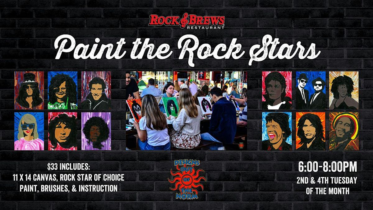 Rock & Brews Redondo Beach presents - Paint the Rock Stars