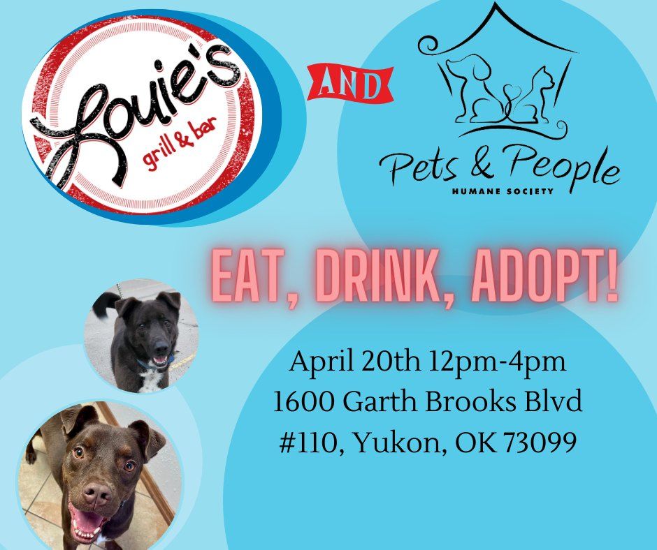 Louie's grill & bar adoption event!
