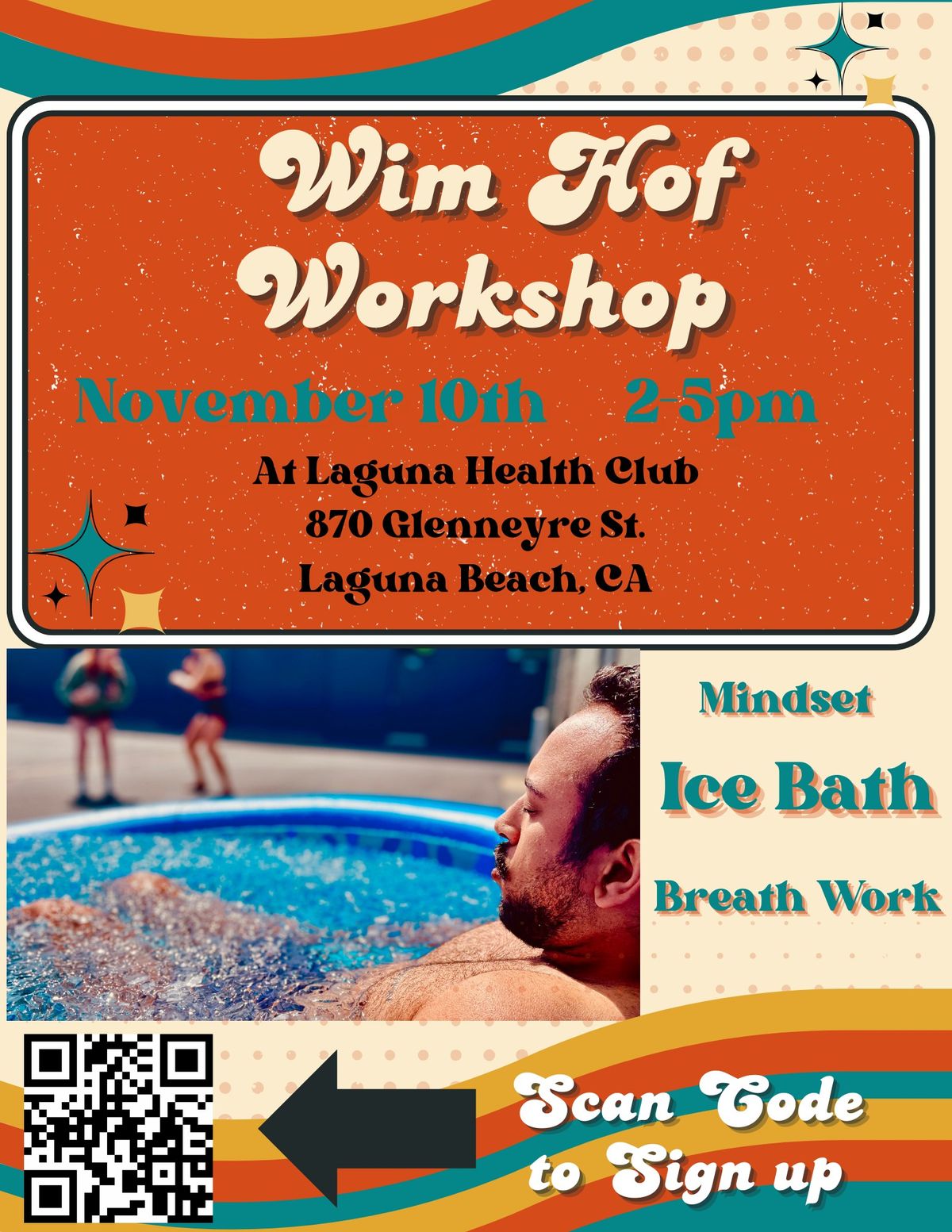 Wim Hof Workshop and Cold Plunge