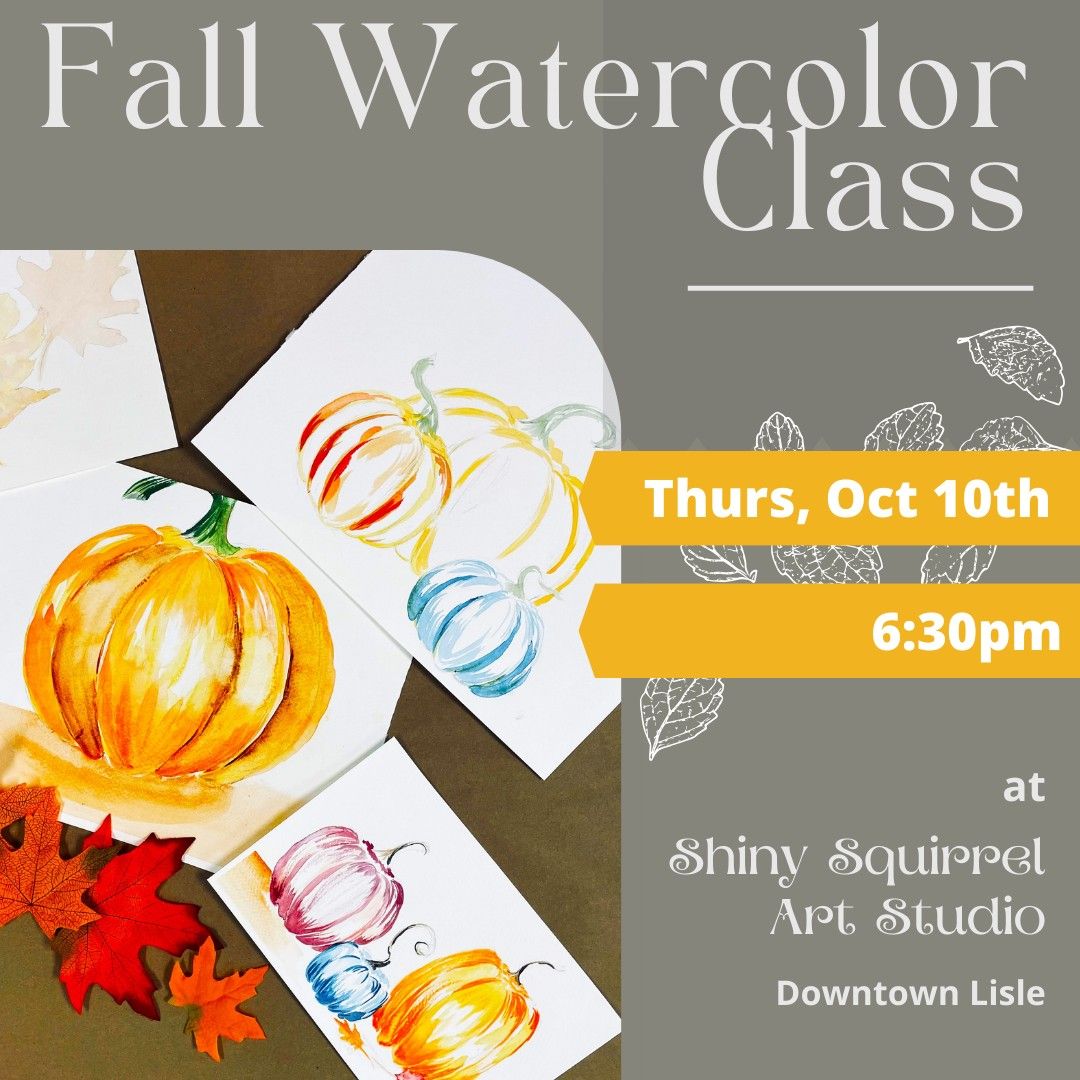 Fall Watercolor Class