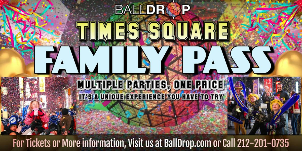 Times Square New Year's Eve Family Party Pass (All Ages)