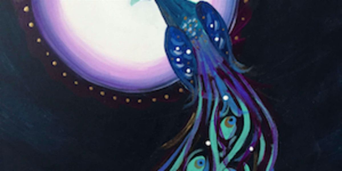 Plume and Moon - Paint and Sip by Classpop!\u2122