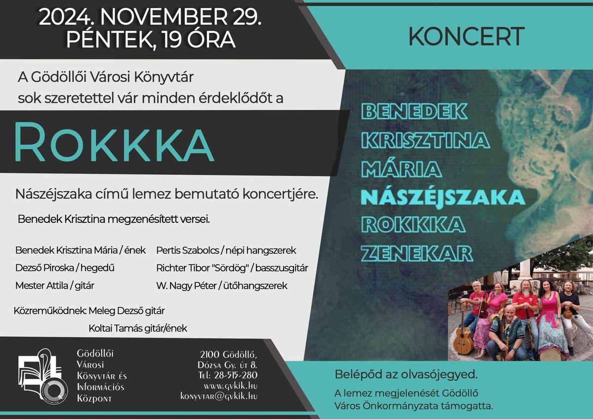 Rokkka - N\u00e1sz\u00e9jszaka \/ lemezbemutat\u00f3 koncert