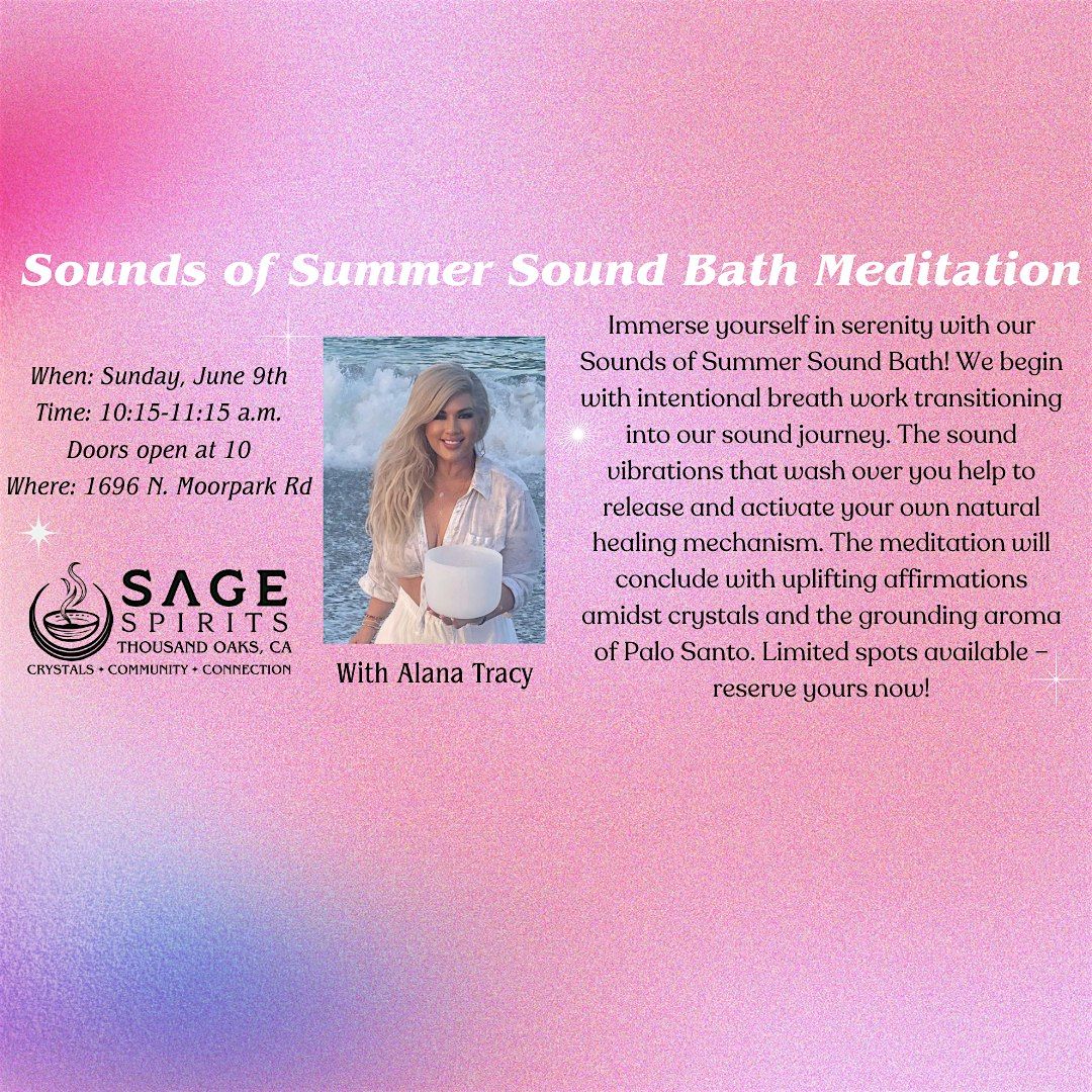 Sounds of Summer Sound Bath