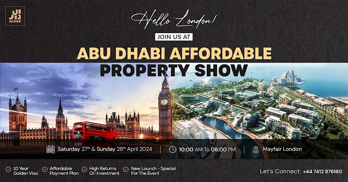 Aldar Affordable Property Show London
