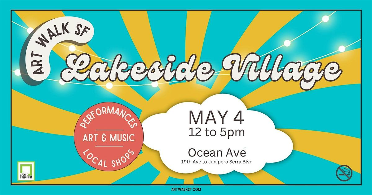 Art Walk SF in Lakeside Village with music and discounts at restaurants!