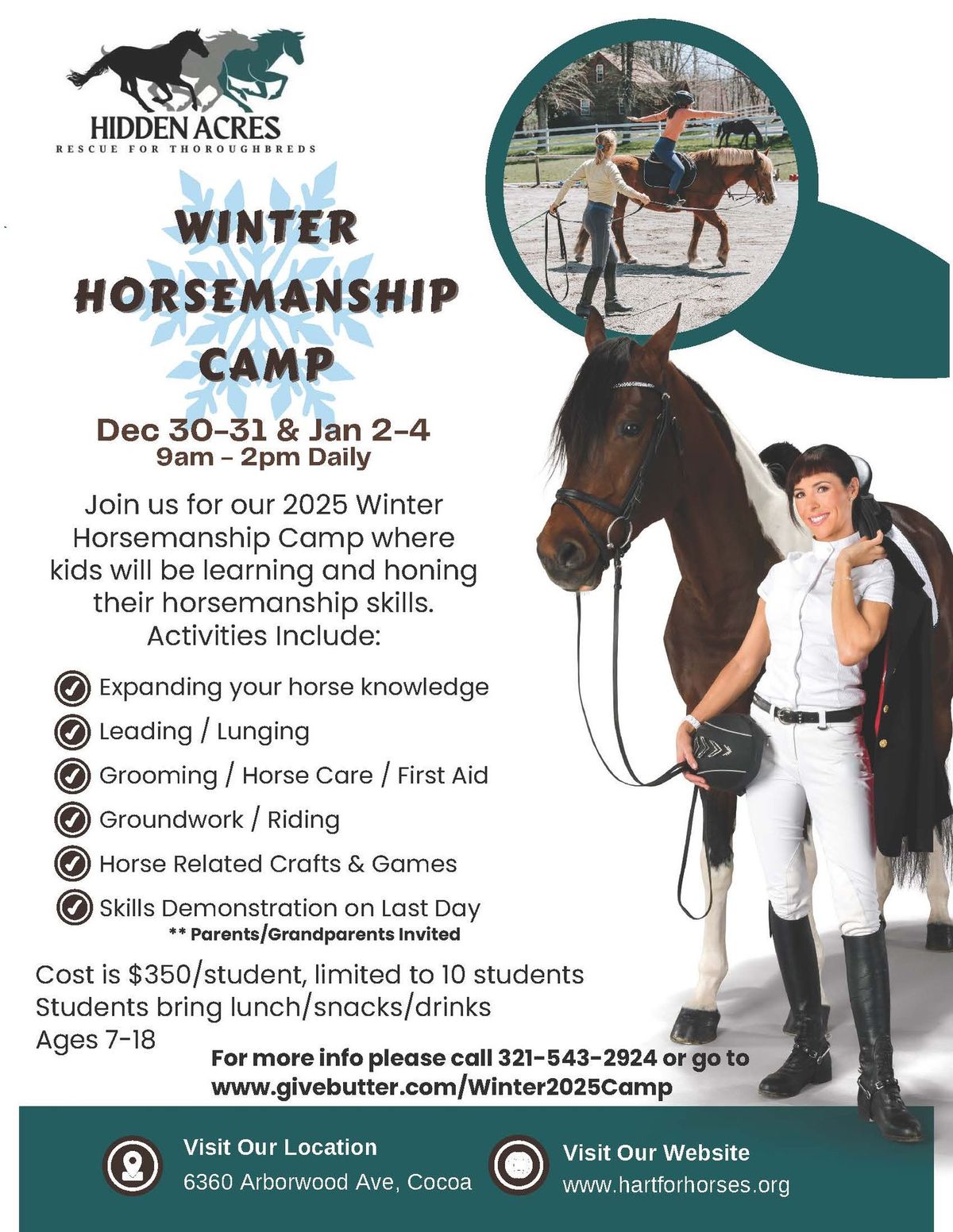 2025 Winter Horsemandship Camp