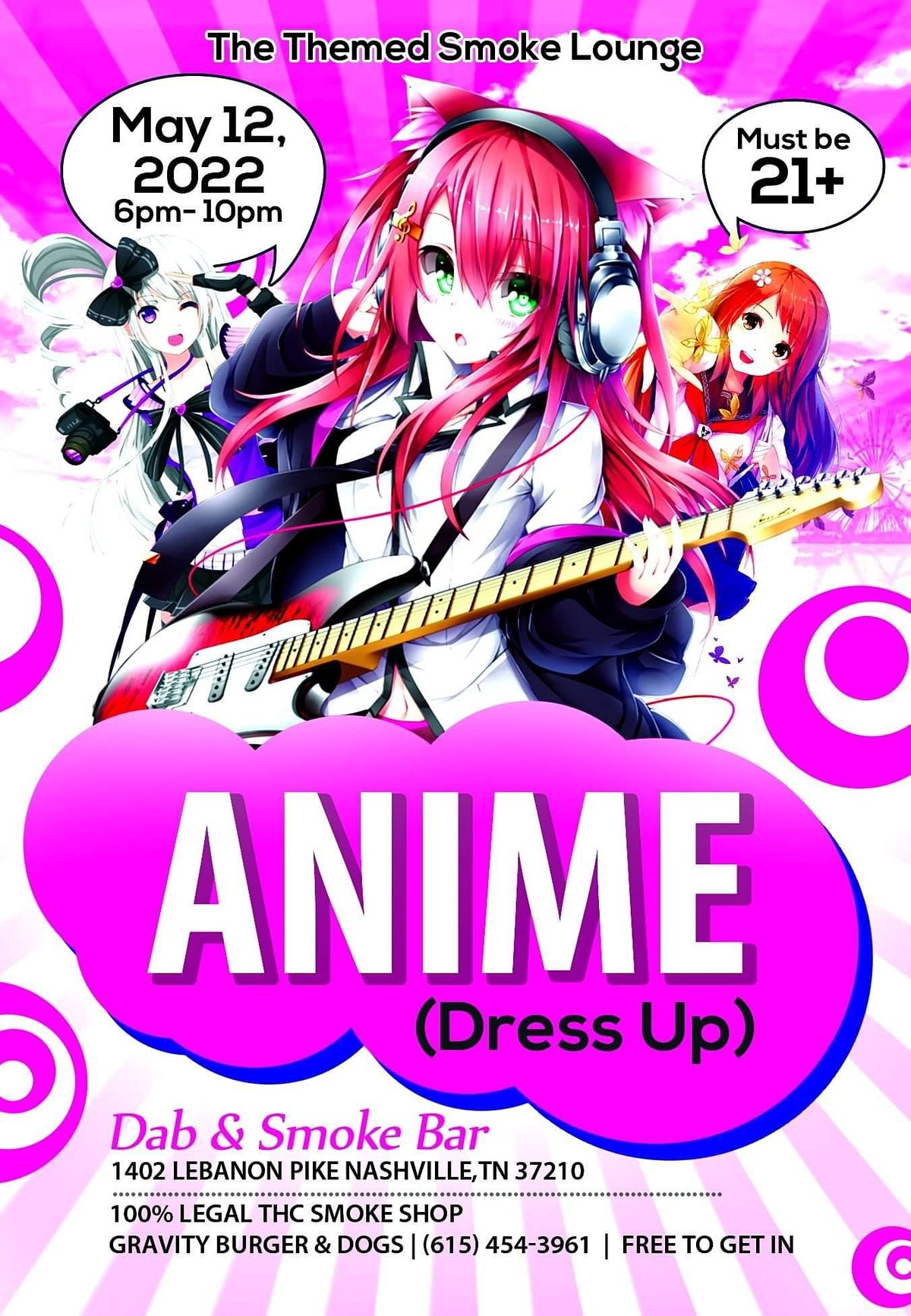 Amazon.com: Anime and Nashville, TN or Tennessee Kawaii T-Shirt : Clothing,  Shoes & Jewelry