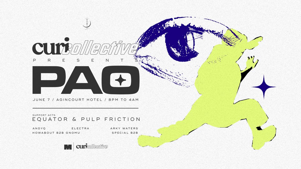 Curi Collective Presents: PAO @ MYNT FRIDAY