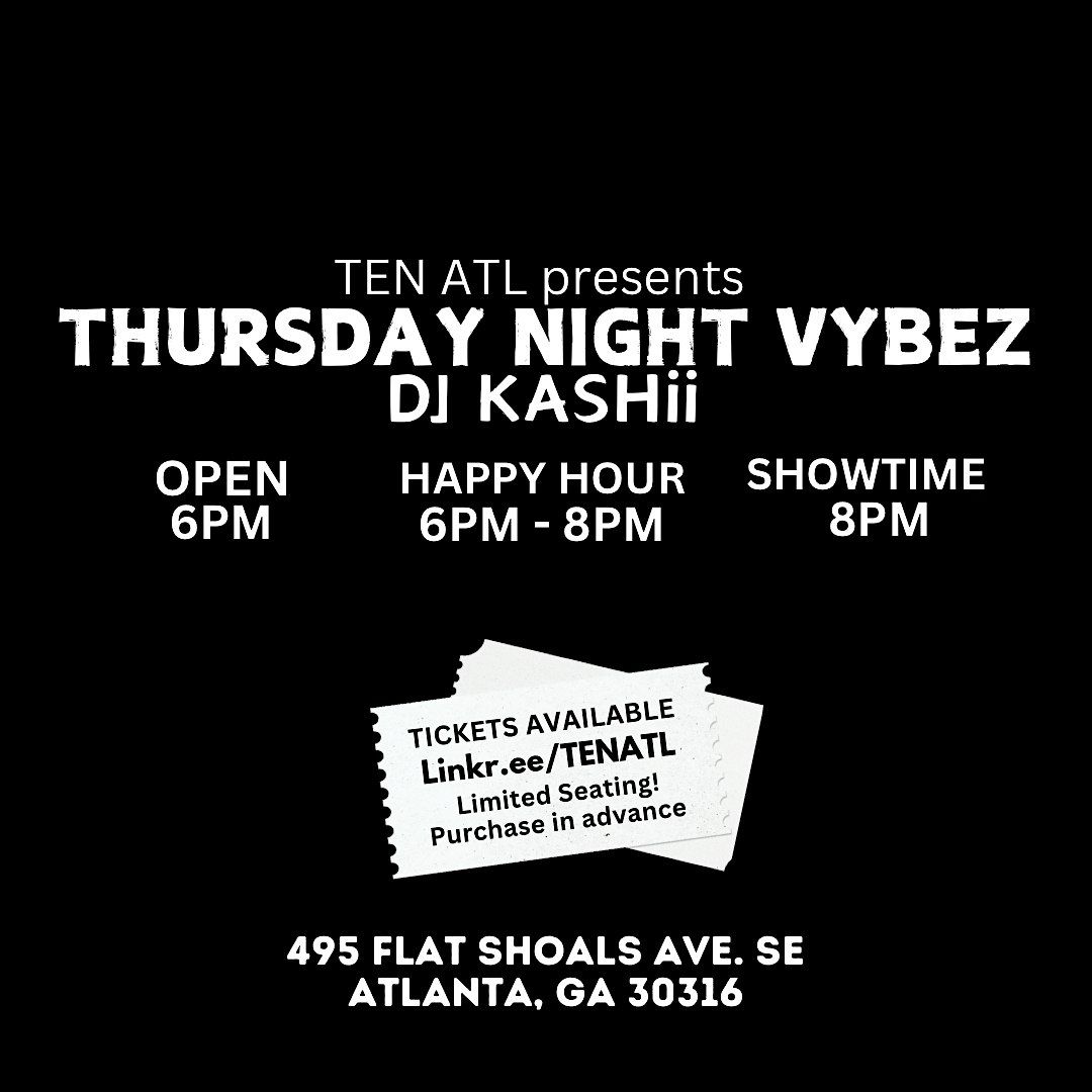 Thursday Night VIBEZ | REGGAE - HIP HOP - DANCEHALL | DJ KASHii 10PM