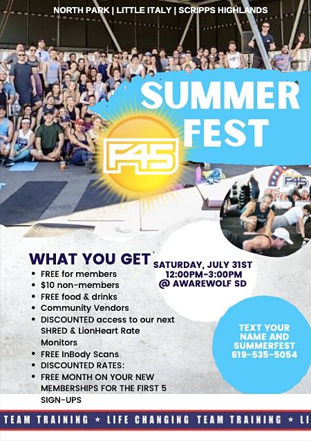 F45 Summerfest