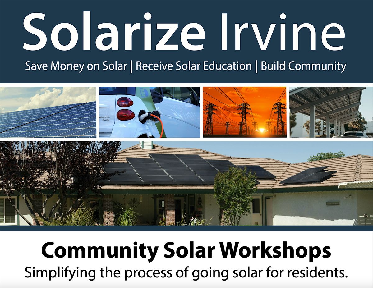Solarize Irvine Community Solar Workshop