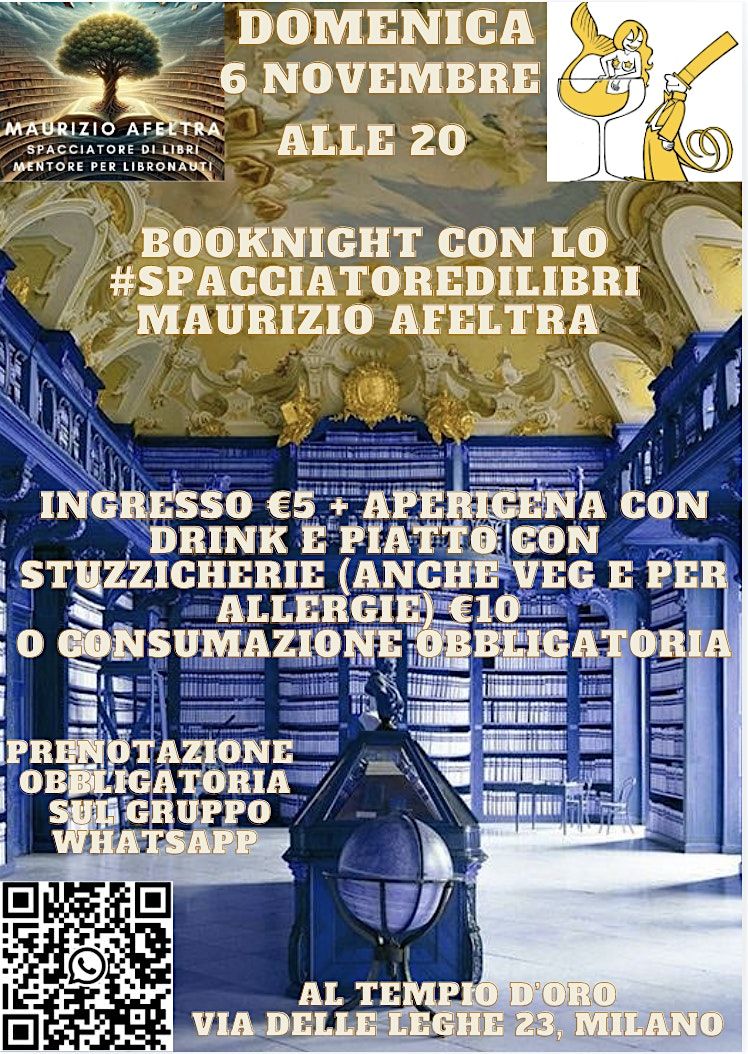 Booknight con lo #spacciatoredilibri Maurizio Afeltra