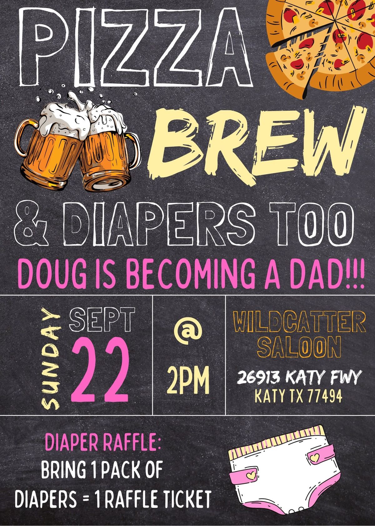 \ud83c\udf89 Pizza, Brew & Diapers Too! \ud83c\udf89