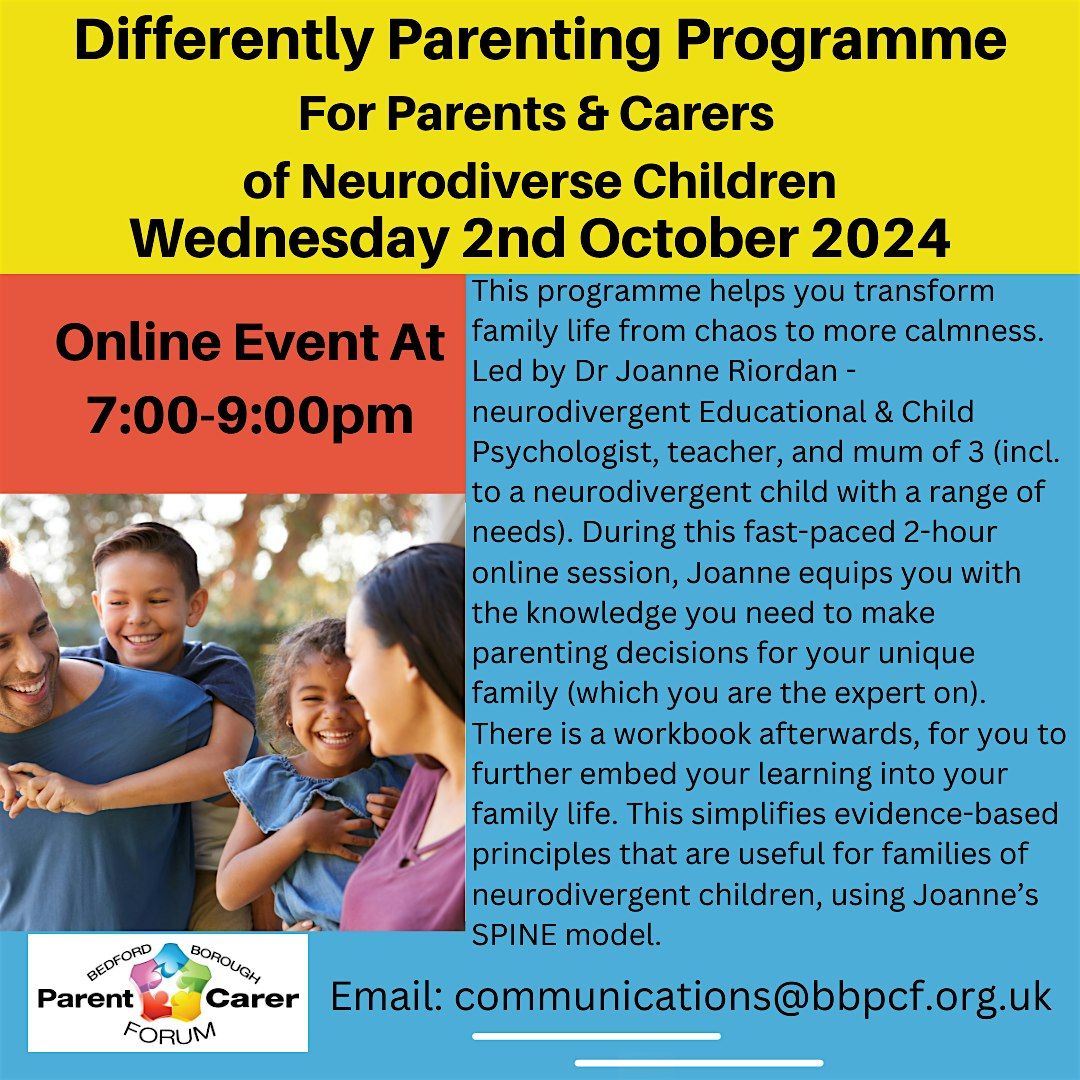 Differently Parenting Programme.