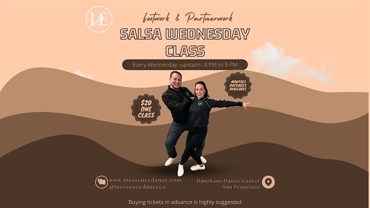 Salsa Wednesday Class & Packages - July