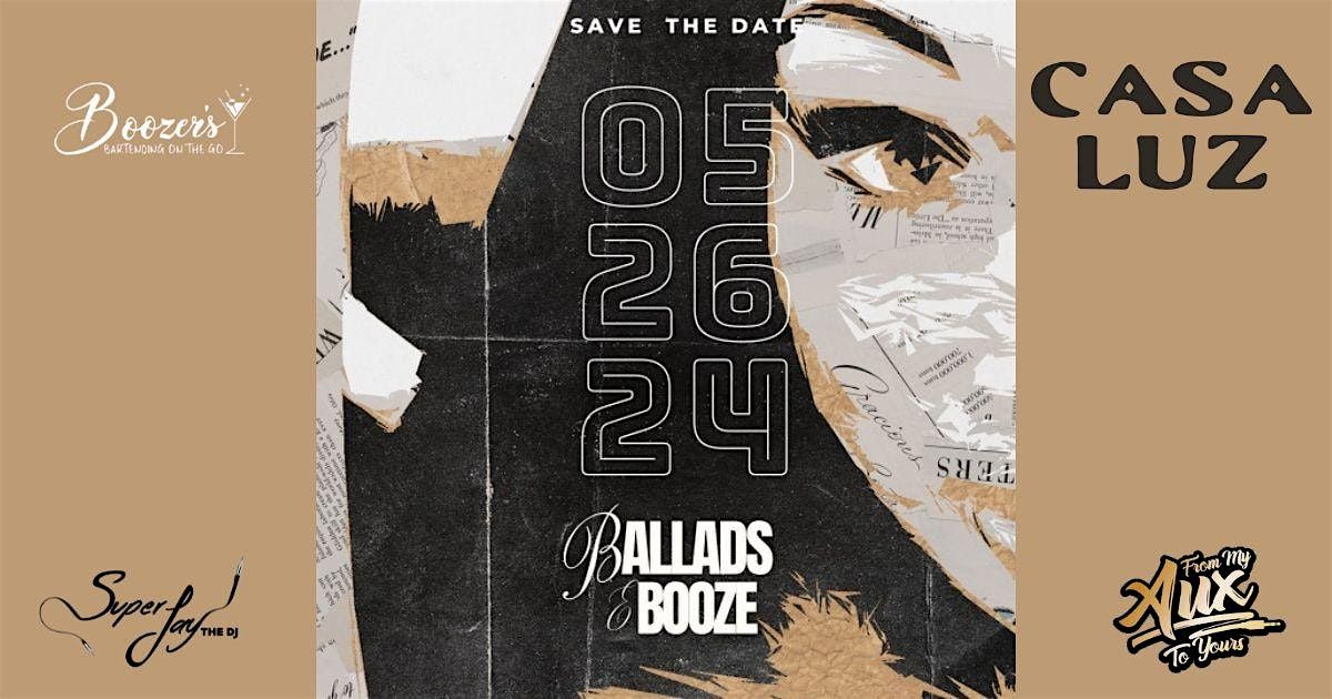 Ballads and Booze RnB Party