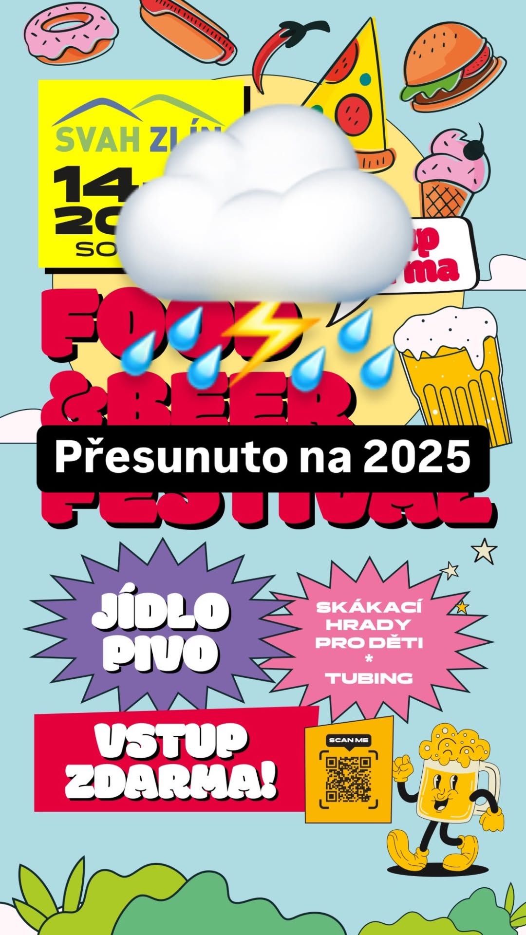 FOOD & BEER FEST - SVAH ZL\u00cdN - P\u0158ESUNUTO 2025