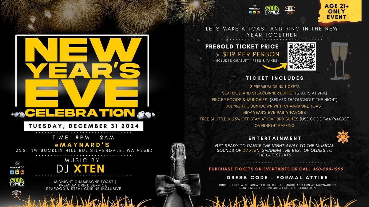 New Year's Eve Celebration 2025 (Silverdale, WA)