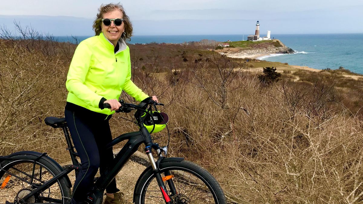 Montauk Point Electric Bike Tour, Montauk Rail Road Station, 24 July 2022