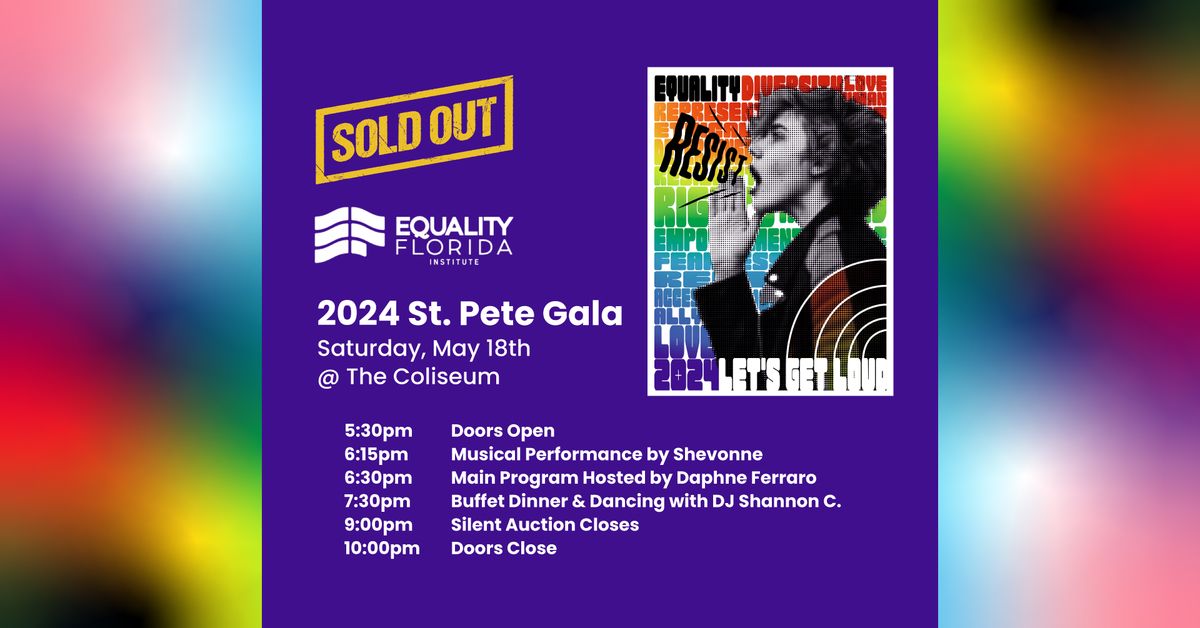 Equality Florida\u2019s 2024 St. Pete Gala