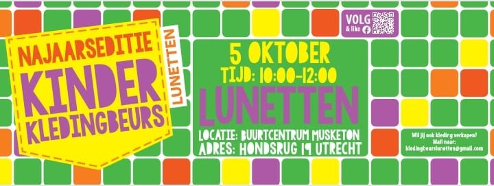 KINDERKLEDINGBEURS LUNETTEN 