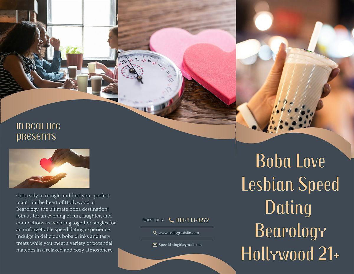 BOBA LOVERS: SPEED DATING FOR QUEER,LESBIAN ,TRANS 21+