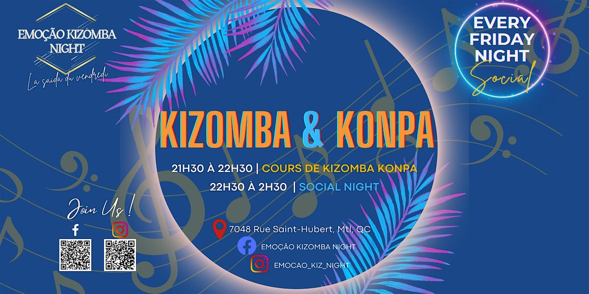 Emo\u00e7\u00e3o Kizomba Night, your Friday saida