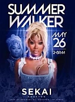 Summer Walker Live In Houston At Sekai
