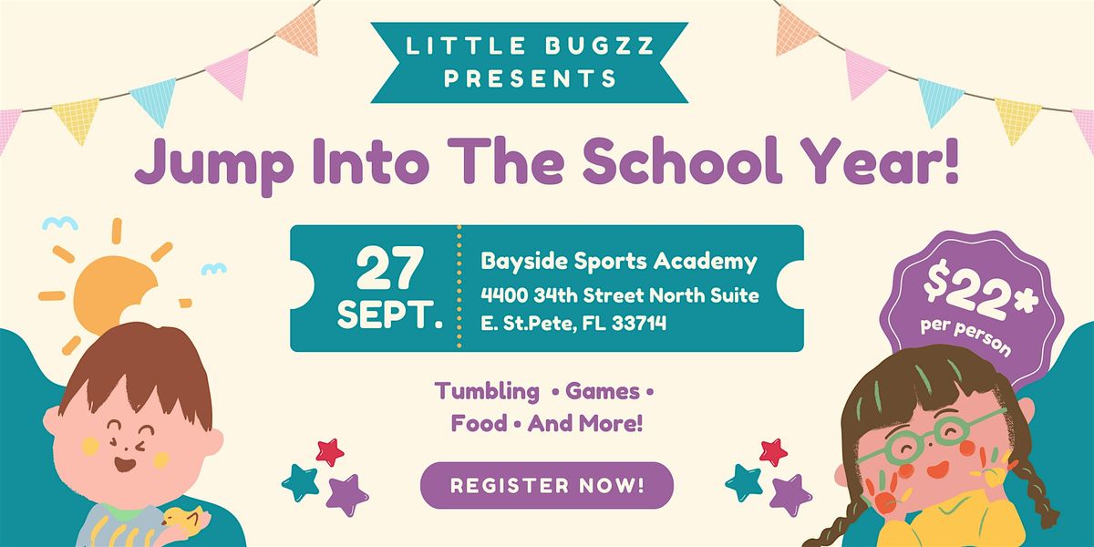 Jump Into the School Year With Little Bugzz!