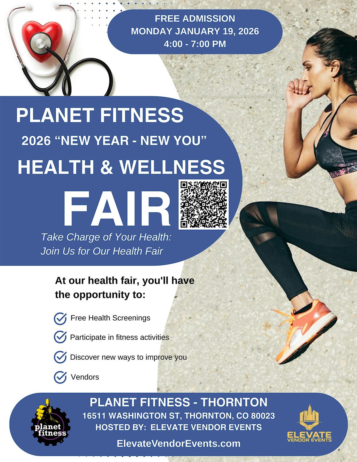Planet Fitness \u201cNew Year \u2013 New You\u201d Health & Wellness Fair