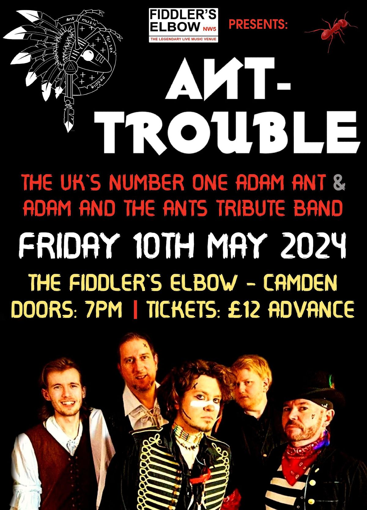 Ant -Trouble  (The UK's premier Adam and the Ants Tribute band)