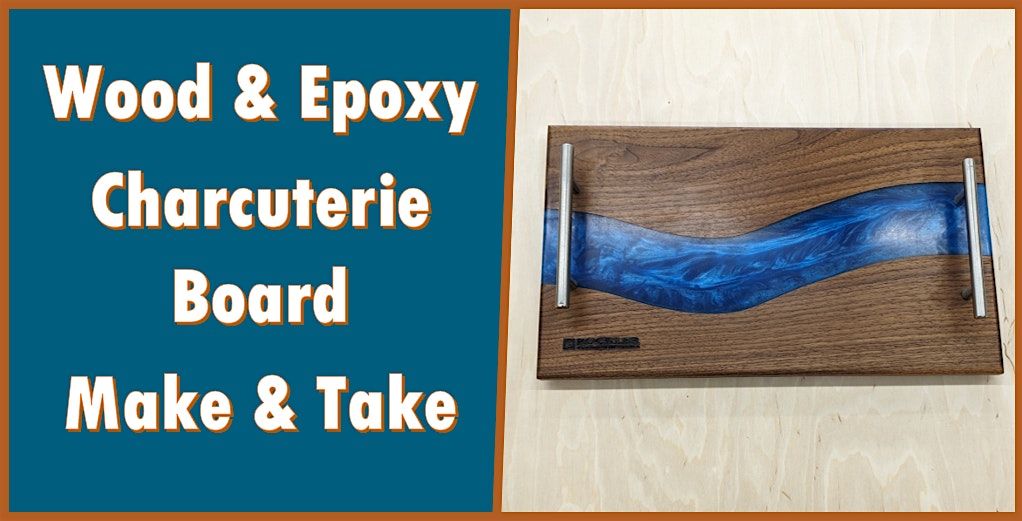 Wood & Epoxy Charcuterie Board