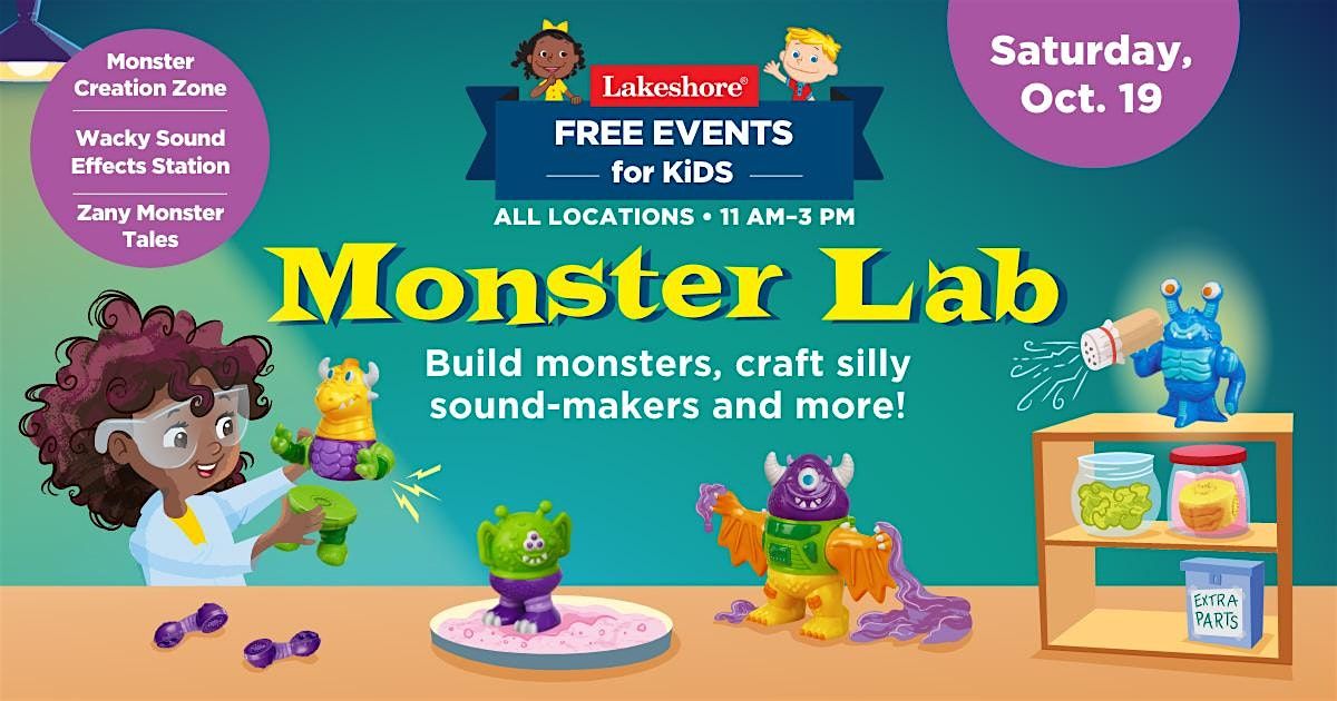 Free Kids Event: Monster Lab (Los Angeles)