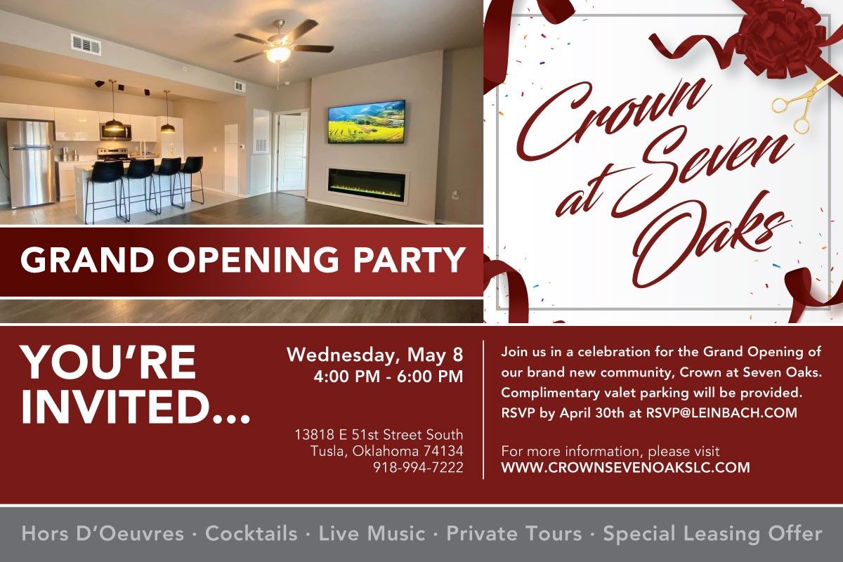 Crown at Seven Oaks Grand Opening Party