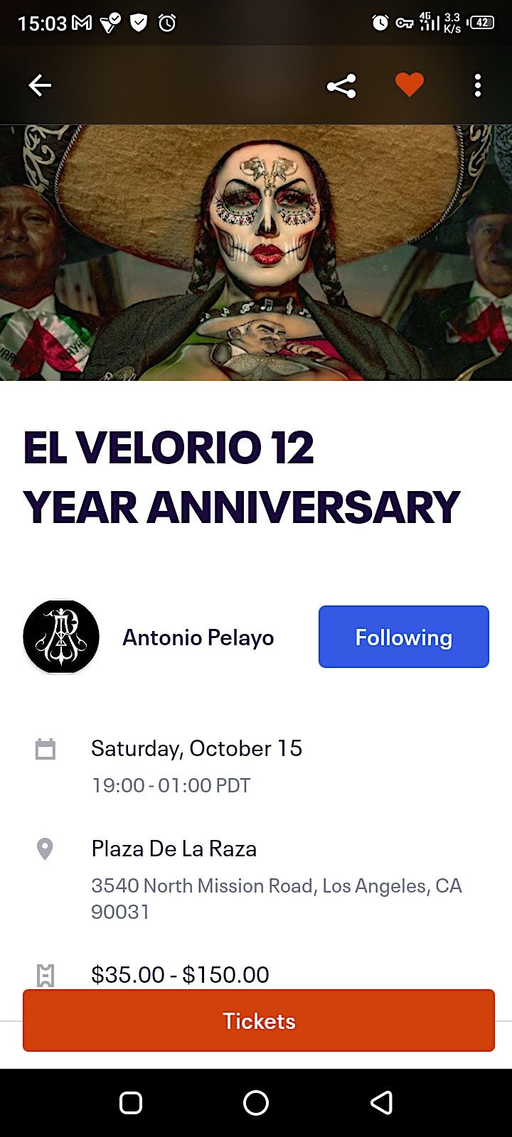 EL VELORIO 12 YEAR ANNIVERSARY