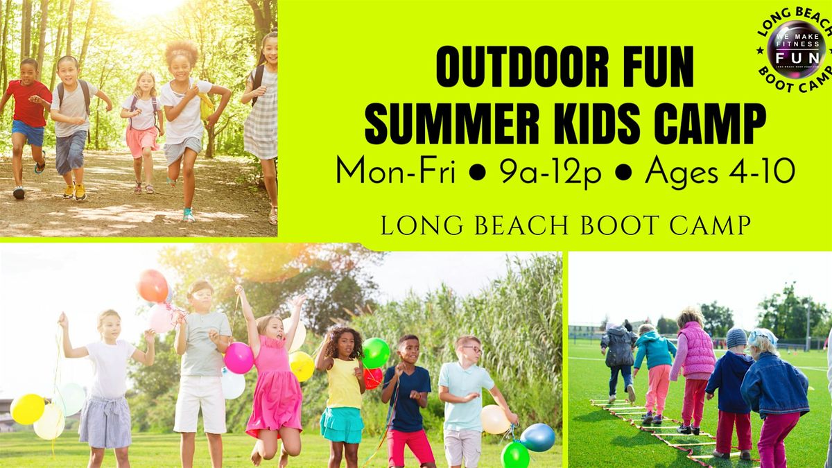 'Outdoor Fun' Summer Camp for Kids (August) with Long Beach Boot Camp