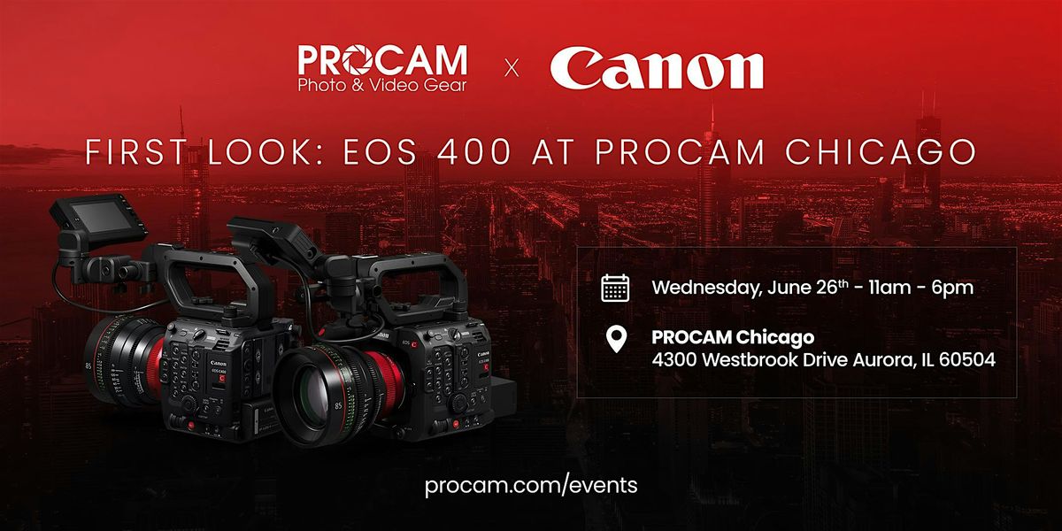 Canon C400 First Look at PROCAM Chicago!
