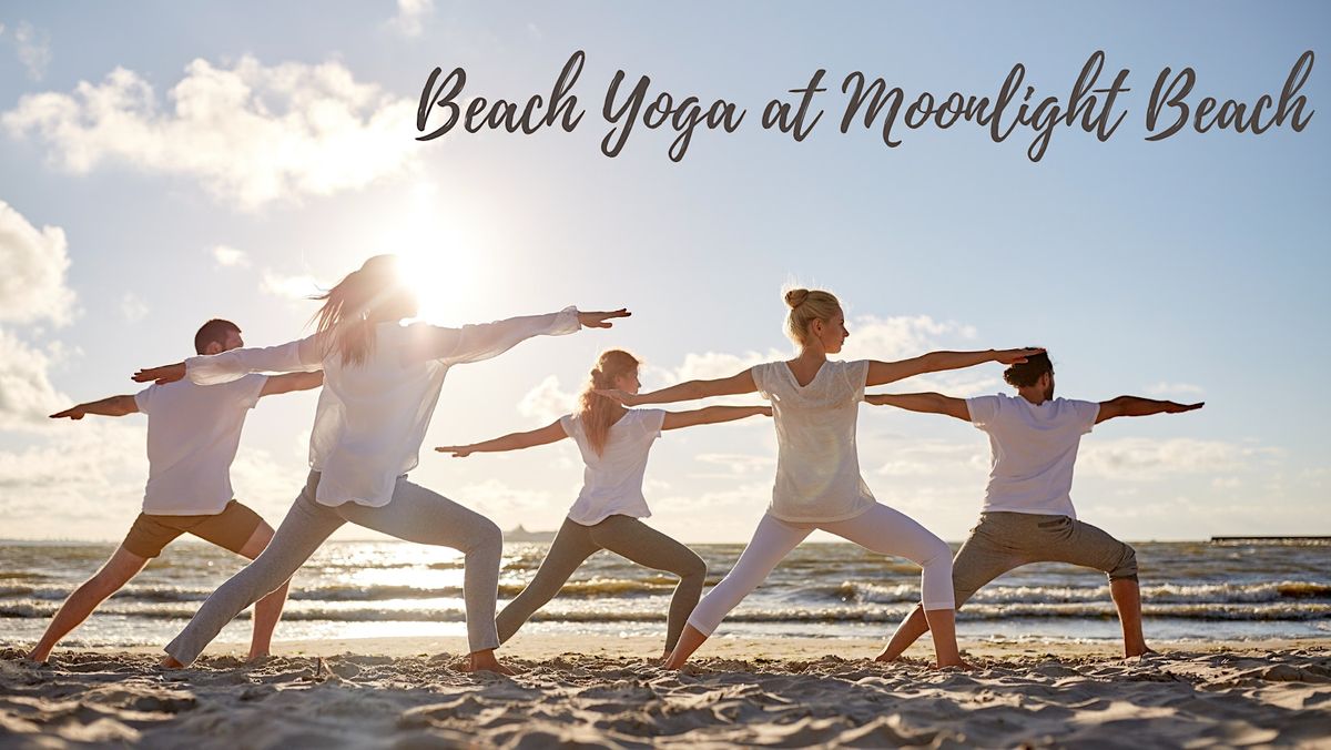 Beach Yoga - Moonlight Beach