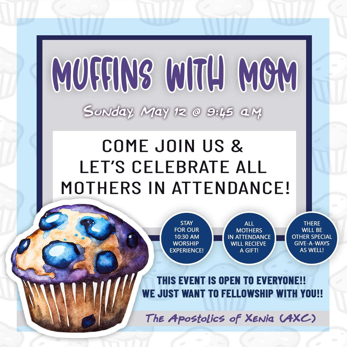 MUFFINS WITH MOM