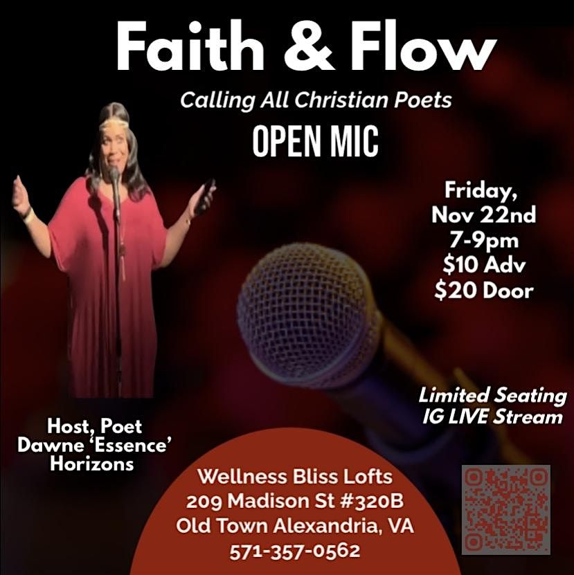 Faith & Flow Open Mic Night