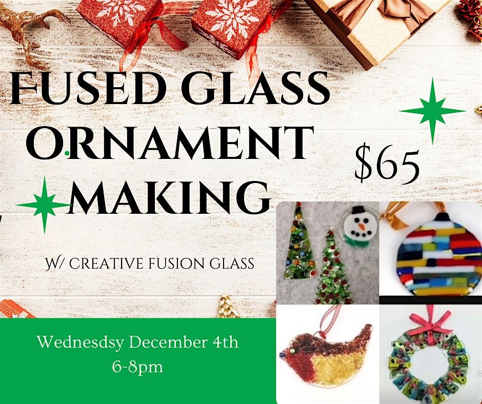 Fused Glass Ornament Making