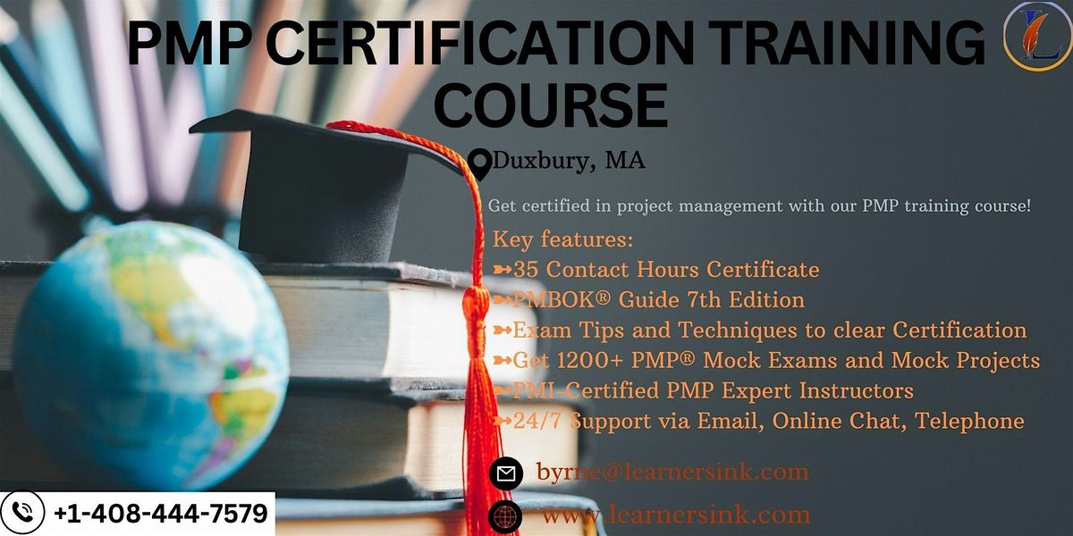 Increase your Profession with PMP Certification In Duxbury, MA