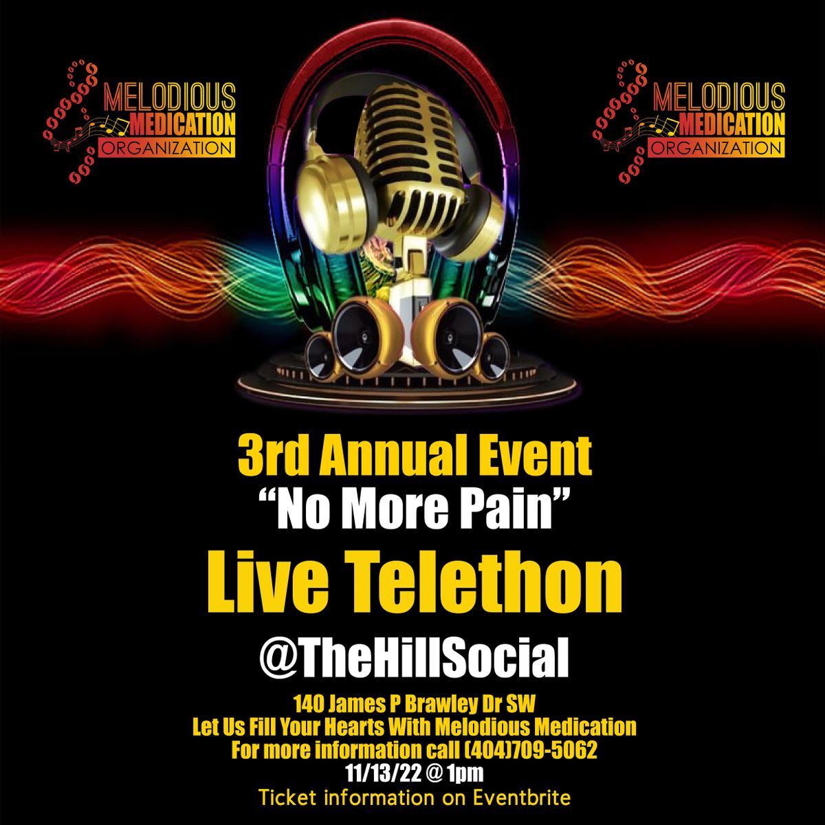 Copy of The " No More Pain" Telethon & Fashion Fundraiser !