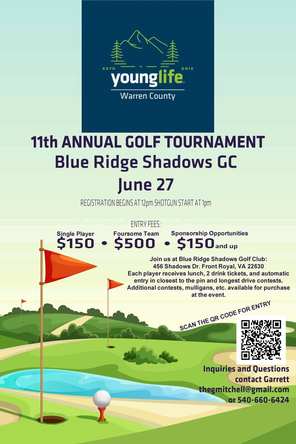 11th Annual Young Life Golf Tournament