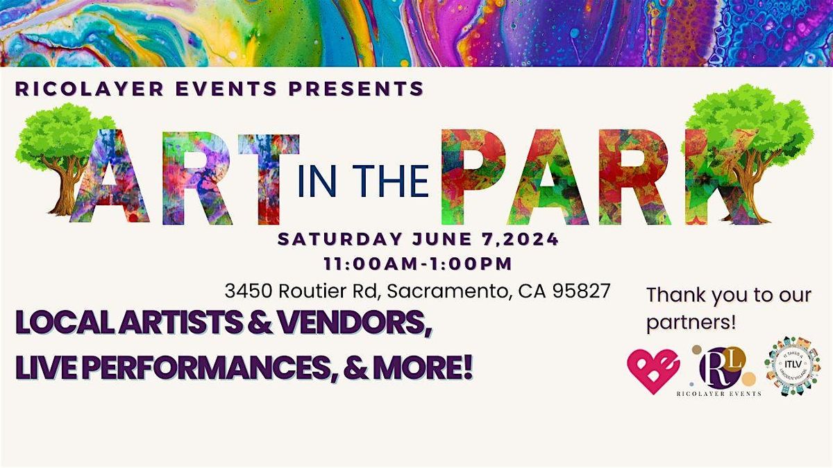 RicoLayer Events Presents -  Art in the Park