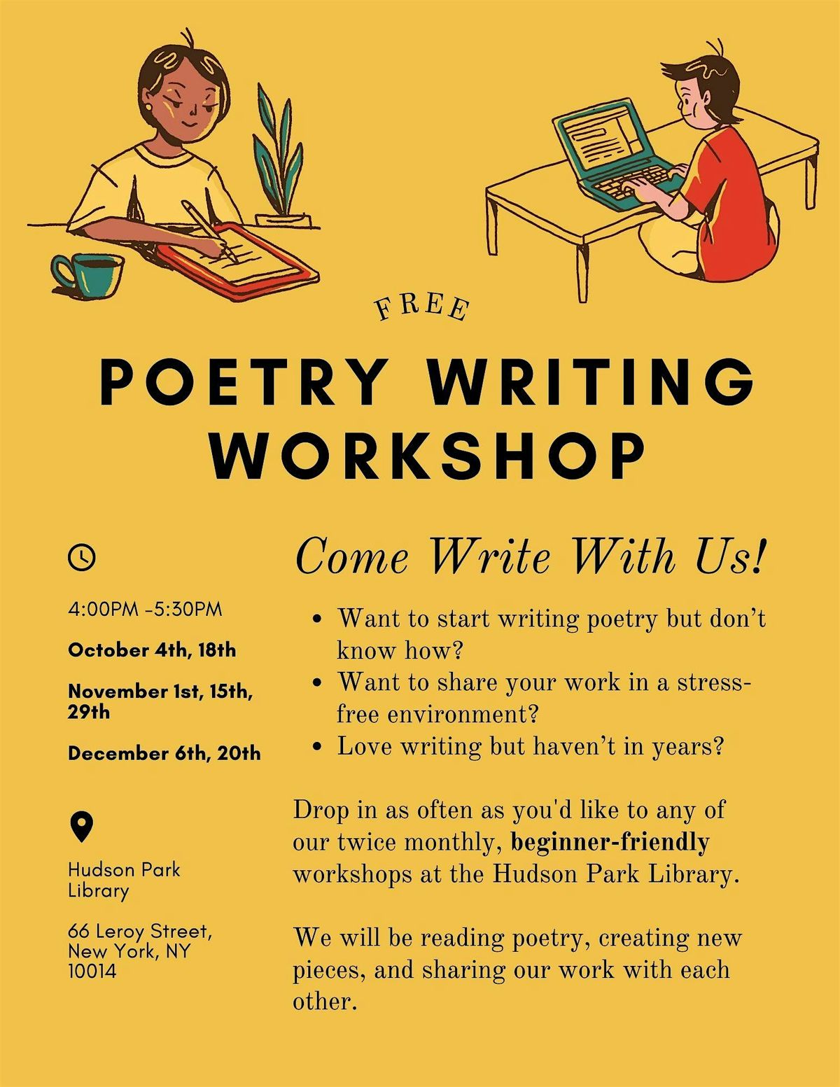 Poetry Writing Workshop