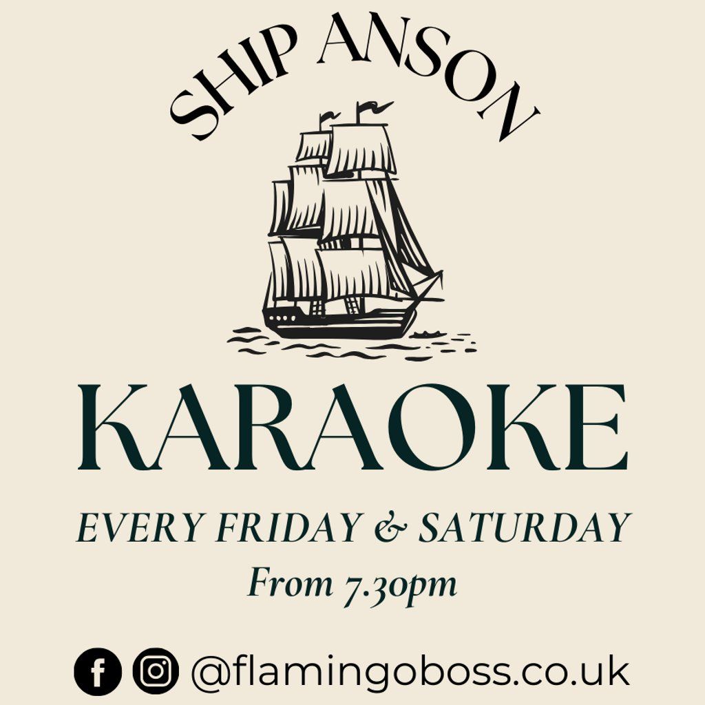 Karaoke - EVERY FRIDAY & SATURDAY @ SHIP ANSON