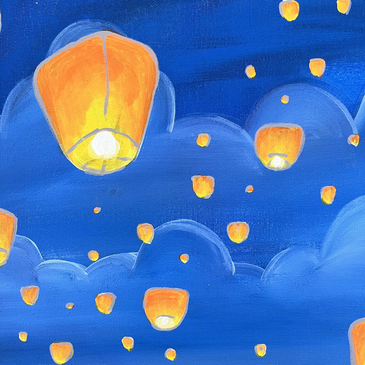 Let's Paint! Floating Lanterns