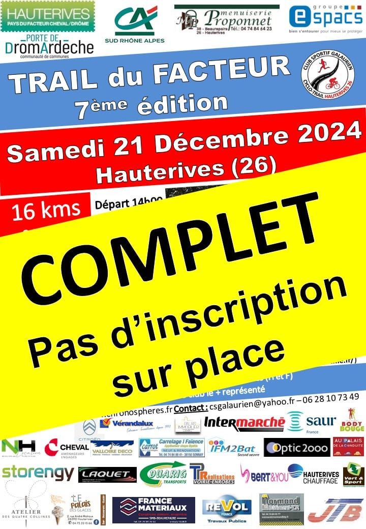 Trail du Facteur 2024